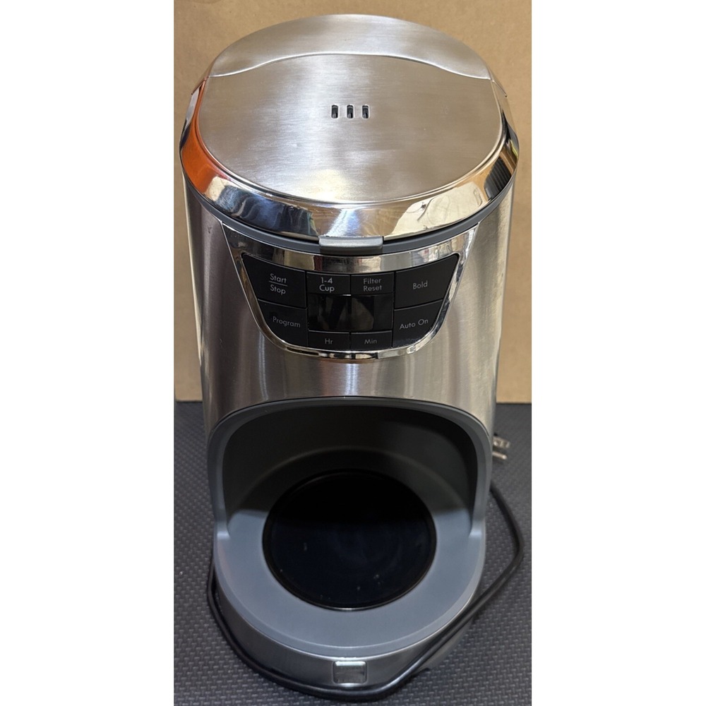 KENMORE Elite Programmable Coffee Maker 1000W Stainless Steel *NO CARAFE* Works